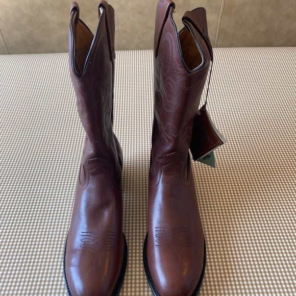 Vintage Red Wing Leather boots. Made in USA. Steel toe. Size 13B. New dead stock - Picture 8 of 16